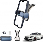 Coleya auto mobiiltelefoni hoidik, mis &uuml;hildub Mercedes Benz C-klassi W205 2015-2021 / GLC X253 2016-2022, Benz Electric mobiiltelefoni hoidik, GLC telefoni hoidik, 360&deg; p&ouml;&ouml;ramine, k&otilde;ikidele nutitelefonidele 4 - 7