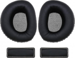 VGOL 1 paar k&otilde;rvapadjad koos 2 tk k&otilde;rvaklappidega, k&otilde;rvaklappide varuosad, mis &uuml;hilduvad Sennheiser HDR160 HDR170 RS160 RS180 peakomplektiga, mustad