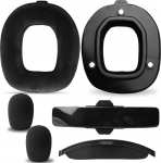 A50 Gen 4 modifikatsioonikomplekt, k&otilde;rvapadjad, peapaela vahetus ja mikrofonivaht, mis &uuml;hildub Astro A50 Gen 4 peakomplektiga, k&otilde;rvapadjad asendamine ekstra paksusega, veluurist k&otilde;rvapadjad, mustad