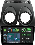 [4G+64G] IPS 9" Android 15 Autoradio F&uuml;r Nissan Qashqai J10 2008-2014 mit navi Octa Core-[Eingebauter DAB+/CarPlay/Android Auto/DSP/GPS/Bluetooth 5.0/WLAN/USB