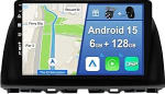 [6GB + 128GB] Android 14 autoraadio Mazda CX-5 2012-2017-[Integreeritud CarPlay/Android Car/DSP/GPS]-10,1-tolline IPS puuteekraan CAM+MIC-DAB/peeglilink/Bluetooth 5.0/AHD/360 kaamera