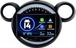2G + 32G autoraadio Android 14 BMW Mini Cooper Countryman R60 2010-2016 koos kaamera Carplay Android auto 9-tolline IPS tugi DAB/WiFi/BT5.0/USB/MirrorLink/SWC/FM/RDS Double DIN-ga