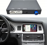 EZoneTronics traadita CarPlay & Android auto j&auml;relpaigalduskomplekt dekooder Audi A6/Q7 2009-2015 MMI 3G s&uuml;steemiga, traadita adapter 6,5 tolli/7-tollise OEM-ekraani Plug & Play uuenduskarp koos MirrorLinkiga