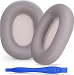 Aurivor asendusk&otilde;rvapadjad Sony WH-1000XM5 m&uuml;ravastase k&otilde;rvaklappide jaoks, Premium XM5 k&otilde;rvakatted pehme valkenahaga, ekstra paksus (Smokey Pink)