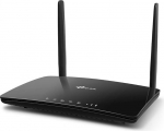TP-Link Archer MR600 AC1200 LTE ruuter, Dual-Band 4G + Cat6 Gigabit WiFi ruuter (300 Mbit/s allalaadimisel, Dual Band, 300 Mbit/s 2.4GHz ja 867Mbit/s 5GHz + vabalt konfigureeritav LAN/WAN port), mustas toonis.