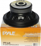 K&Otilde;LARITE KESKOSA S&Uuml;GAVUTI-DIFUUSOR P&Otilde;HJAGA PYLE PPA8 PPP 8 20 CM (8 "200) MM 200 WATTI RMS/500 WATTI MAX - 8 OHMI IMPEDANTS-MAJA, PEOD, DJ-KETTAD, KLUBID, PEOD,