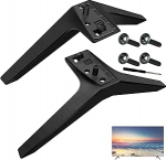 2 TV jalad LG jaoks, koos kruvidega, must TV jalgade hoidja, TV aluse asendus alus, universaalne jalgade asendus, &uuml;hildub 49 59 55 tolli ja 60 65 tolli LG teleriga.