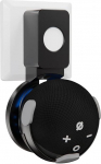 Amazon Echo Dot 4 / Echo Dot 5 hoidja Wall Mount Stand Mount tarvikud integreeritud kaablijuhtimine, ei ole vaja kruvisid, k&otilde;larite tarvikud Rack (Amazon Echo Dot 4/5, must) M6