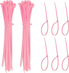 YELARXI Kabelbinder aus Kunststoff, selbstsichernd, 20,3 cm, passend f&uuml;r Zuhause, Garten, B&uuml;ro, Werkstatt, Reisen - (1000 St&uuml;ck, Rosa)