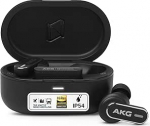 AKG N5 Hybrid TWS peakomplekt - Juhtmevaba kristallselge heli, t&otilde;eliselt adaptiivne m&uuml;rasummutus, Zoom sertifitseeritud k&otilde;ne kvaliteet, 40h aku kestvus, IP54 kaitse, Bluetooth, USB-C, must