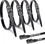 9 mm x 360 mm kaablisidemed pikk komplekt must 100 nailonist UV-kindel suur kaablisidemed kaablijuhtimiseks professionaalne kvaliteetne t&ouml;&ouml;stuslik kvaliteet 90 kg t&otilde;mbetugevusega