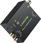 LiNKFOR eelv&otilde;imendi Phono plaadim&auml;ngijale PP900 Ultra Compact Phono eelv&otilde;imendi RCA sisendiga, RCA v&auml;ljund ja vaikne t&ouml;&ouml;, sisaldab toiteallikat