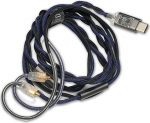 Hidizs ST2 PRO USB-C DAC digitaalne k&otilde;rvaklappide kaabel MMCX tumesinine