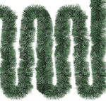 Kunstlik j&otilde;ulugirland 10 m pikk 9 cm lai dekoratiivne girland kuuse rohelise kuuse girland paindlik kasutamine sise- ja v&auml;litingimustes.