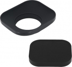 Haoge LH-B39T 39 mm metallist ristk&uuml;likukujuline sisse keeratav p&auml;ikesevisiiri objektiivi kattega 39 mm Canon Nikon Leica Leitz Zeiss Voigtl&auml;nder Fujifilmi kaameraobjektiivile 39 mm filtrikeermega mustaga