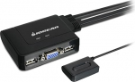 IOGEAR 2Port USB KVM Switch+kaabel