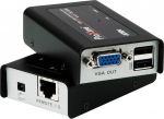 ATEN CE100 Mini-USB KVM Extender 100m mustana