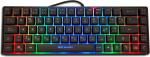 DeepGaming TM065 - 65% RGB klaviatuur mehaanilise klaviatuuri mahu ja membraani pehmusega, 69 klahvi (19 Anti-Ghosting), 10 valgustusrežiimi, TKL, juhtmega USB