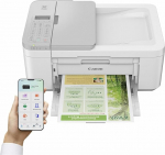 Canon PIXMA TR4756i Multifunktionsdrucker 4in1 (Tintenstrahl, Drucken, Kopieren, Scannen, Faxen, A4, WLAN, Apple AirPrint, 20 Blatt ADF, Duplexdruck, kompatibel mit Pixma Print Plan ABO) wei&szlig;