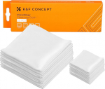 K&F Concept Microfibre Cleaning Cloth Set for Camera, Lens, Filters, Glasses, Display, Smartphones, Tablet, 20 Pieces, 15 x 15 cm, Single Vacuum Packaging