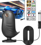 DVB-T & DVB-T2 antennid koos v&otilde;imendiga siseruumides, 4K UHD Full HD siseruumides, kaugeleulatuv ja 360&deg; vastuv&otilde;tt, TV antenn k&otilde;ikidele saatjatele, 360&deg; vastuv&otilde;tt kuni 650 km, tasuta saatja