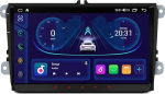 XTRONS Android autoradio VW T5 Golf 5, 9-tolline puuteekraaniga autoraadio koos satelliitnavigatsiooniga, toetab GPS navigatsiooni Bluetooth integreeritud DSP CarPlay Android auto 2 + 64 GB
