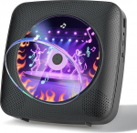 Gueray kaasaskantav CD m&auml;ngija kaasaskantav raadio CD m&auml;ngija laste CD m&auml;ngija Discman 1800 mAh akuga k&otilde;lar eemaldatav tolmukate kaugjuhtimispult FM raadio USB AUX funktsiooniga must