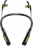 DEWALT raskeveokite magnetilised Bluetooth-kaelaklapid - juhtmevabad k&otilde;rvaklapid 30 tunni t&ouml;&ouml;ajaga, m&uuml;raisolatsiooniga, k&auml;ed-vabad mikrofoniga (must)