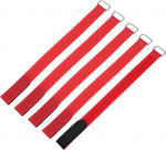hankekaart Wiederverwendbare Batterie-Spanngurte, 1 x 30,5 cm, rot, Nylon, Mehrzweck-Batterie, Halteband, verstellbarer Gurt, Hakenschlaufen, Befestigungsband f&uuml;r Quadcopter, FPV-, RC-Drohnen, Boote