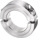 QUARKZMAN Double Split Clamping Ring v&otilde;llidele 1-1/8" Bore, kaheosaline kinnitusr&otilde;ngas, 1-7/8" v&auml;lisl&auml;bim&otilde;&otilde;t, 1/2" laius, 304 roostevabast terasest kinnitusr&otilde;ngas, kruvikorki