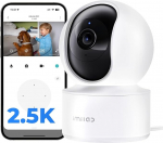 IMILAB C21 2.5K Indoor Camera Black: 360&deg; View, Baby/Pet Monitor, Two-Way Audio, AI Detection, Coloured Night Vision, WLAN 2.4GHz, Local/Cloud Recording