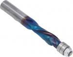 Cosiki Compression Spiral Router Bit Solid Carbide 1/2 "Shank 1 5/8" l&otilde;ikepikkus 4 7/32 kogupikkus koos topelt kuullaagri juhikutega pehme puidu t&ouml;&ouml;tlemiseks