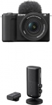 Sony Alpha ZV-E10 II APS-C peegelkaamera koos 16-50 mm f/3,5-5,6 Power Zoomiga (4K60p video, 4:2:2 10Bit salvestus, 26 MP, t&auml;iustatud digitaalne stabilisaator, reaalajas automaatne silmade fookus) +