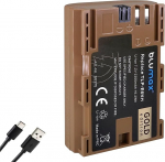 Blumax aku &uuml;hildub Canon LP-E6NH | 2250 mAh - | LP-E6P LP-E6N LP-E6 | - USB Type-C laadimisportiga - Canon EOS R R5 II R6 II R7-6D 7D 80D 90D