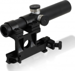 3,5 x 18 Mosin-Nagant Look Rifle Scope, 3 posti retikli 1300 Gs l&ouml;&ouml;gikindel, alumiiniumist must vaateotsija