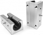 4 St&uuml;ck Linearkugellager-Gleiter, SBR12LUU SBR16LUU SBR20LUU Linearf&uuml;hrungs-Gleiter, CNC-3D-Druckerteile(SBR20LUU)