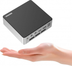 VENOEN Fan Mini PC Core i7 1360P W 11 Pro, Micro Desktop PC 16GB DDR5 RAM 512GB M.2 SSD, HD2.0, DP1.4, USB-C 4K, RJ45 LAN, WiFi 6, BT5.2, USB3.2, WOL, Auto Power On, 19V Office Small Comouter