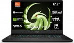 MSI Alpha 17 C7VG-031 Gaming Laptop, 17,3-tolline QHD, 240Hz, AMD Ryzen 9 7945HX, 32GB DDR5-5200, 1TB SSD, NVIDIA GeForce RTX 4070, Windows 11 Home, QWERTZ klaviatuur, must