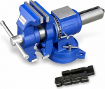 5" Vice Bench mitmeotstarbeline p&ouml;&ouml;rlev Vice Anvil 360 kraadi p&ouml;&ouml;rlev toruhoidja Inseneri t&ouml;&ouml;koda 30lb Heavy Duty magnetiliste pehmete l&otilde;ugadega