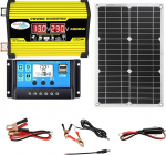 P&auml;ikesevarustuss&uuml;steem, 4000 W v&otilde;imsusinverter, Pro Power Inverter, 30 A automaatne p&auml;ikeselaadimise kontroller, lihtne kasutada, matkaauto pinge muundur, 4000 Watt, 2 USB v&auml;ljundit, vaikne