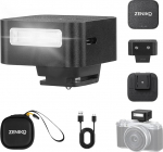 ZF08 Mini Camera Flash Speedlite Attachment Flash GN16.5 Power Levels CCT 6500k &plusmn;200k universaalse Hot Shoe Mountiga Sony/Canon/Nikon/Panasonic/Olympus (must, ZF08)