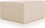 Deshome Pouf Stool Footrest 83 x 83 x 44 cm Vetth&uuml;lgav kangas: Pouffe Pouffe Minerva Beige: Moodne disain Pouff diivanile elutuppa magamistuppa Pouffe Pouffe Minerva Beige