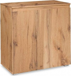 Newfurn Nikita.Two Sideboard Natural Sideboard Highboard Multi-Purpose Cabinet II 80 x 80 x 40 cm (B x K x S) II mesi tamme v&auml;rvi Dekor Mesi tamme v&auml;rvi elutuba magamistuba s&ouml;&ouml;gituba
