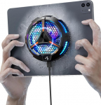 ACEDAYS iPad Cooler, Magnetic Tablet Cooler iPadile/Surface Pro-le/Samsung Tabile, &uuml;hildub Steam Deckiga, universaalne radiaator koos temperatuuri n&auml;itamisega mobiilim&auml;ngude jaoks, Tiktok Live Streaming