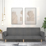 ShGaxin Diivanvoodi 2-kohaline 2 padjaga helehall kangas, Lounge diivan, diivanid ja diivanid, l&otilde;&otilde;gastav diivan, diivan elutuppa, 375869