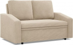 Mebligo - 2-kohaline diivan magamisfunktsiooniga 148 x 90 x 87 cm Neo Collection, Corduroy diivan, v&auml;ike diivan, diivanvoodi voodikastiga, elutoa m&ouml;&ouml;bel, diivanvoodi Small Beige