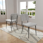 S&ouml;&ouml;gitoa toolid, 2 tooli, polsterdatud s&ouml;&ouml;gitoa toolid laia seljatoega ja sametpehmendusega, s&ouml;&ouml;gitoolid metallist alusega, elutuppa, k&ouml;&ouml;ki, magamistuppa ja vastuv&otilde;turuumi, hall