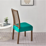 Toolikatted komplekt 6 universaalset Stretch toolikate komplekti Kaasaegne sametkate Eemaldatav toolikate S&ouml;&ouml;gitoa kate Paigaldatud kate bankettide kaunistamiseks ja pulmapidudeks (v&auml;rv: sinine, suurus: Suurus: