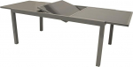 Degamo pikendatav laud Pisa 180 / 240 x 100 cm, alumiinium ja klaas