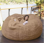 Hiiglaslik Bean Bag tool ei t&auml;iteaine Faux Fur Lazy diivan kate suur Lounger pestav Jumbo Bean Bag hiiglaslik m&auml;lu vaht m&ouml;&ouml;bel